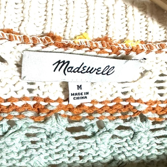 Madewell Multicolor Striped Crew Neck Sweater - Picture 5 of 5